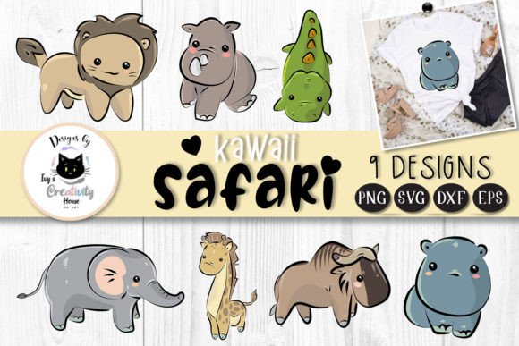 Download Cute Kawaii Animal Clipart | Safari SVG - Animal Collection