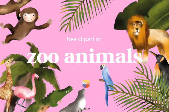 Download Zoo Animals Free Clipart - Animal Collection