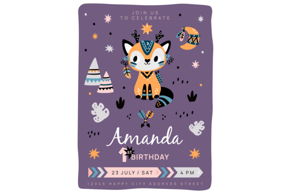 Download Cute Animals. Kids Birthday Party Invita - Animal Collection
