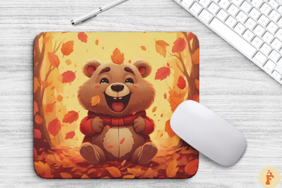 Download Happy Bear Laughing in Autumn Forest - Happy bear Collection