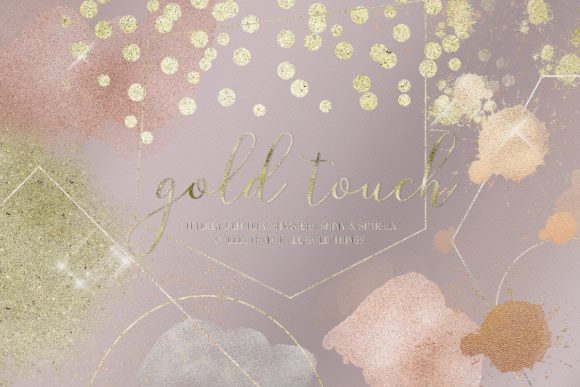 Download Gold Rose Gold Dust Confetti PNG Frames - Rose gold Collection