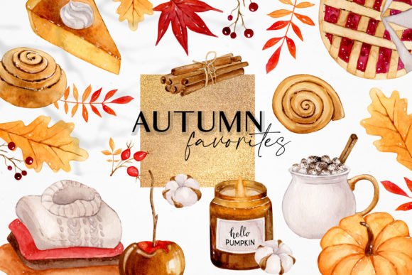 Download Cozy Autumn Favorites Clipart Mix&amp;Match - Match Collection
