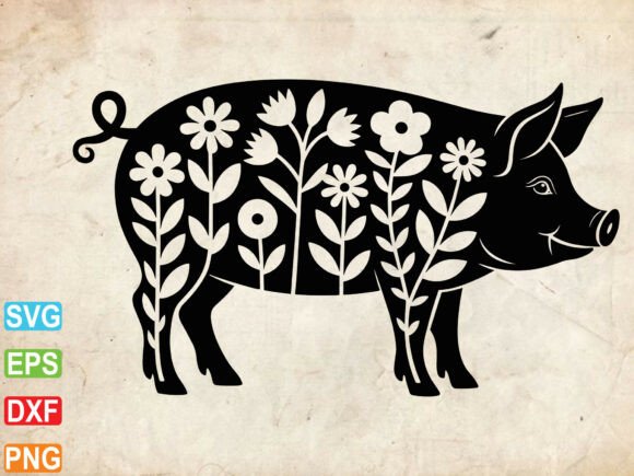 Download Wild Animals with Florals SVG, Forrest - Animal Collection