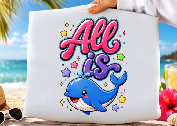 Download All is Whale Preppy Ocean Animal PNG - Animal Collection