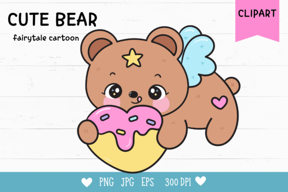 Download Cute Bear Clipart Kawaii Animal Birthday - Animal Collection