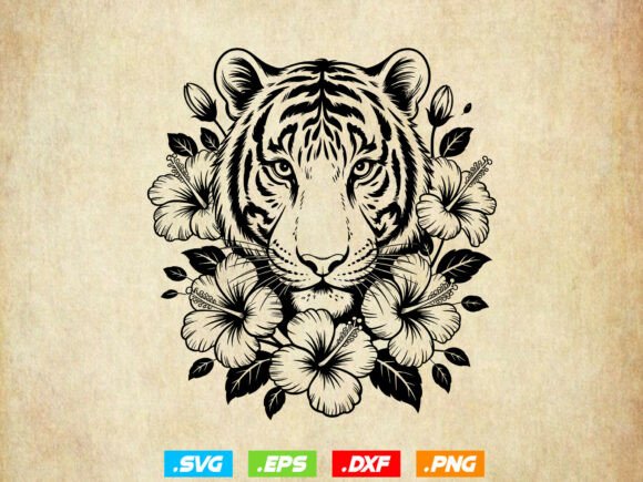 Download Wild Animals with Florals SVG, Forrest - Animal Collection