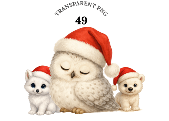 Download 49 Winter Baby Animal Clipart Set - Animal Collection