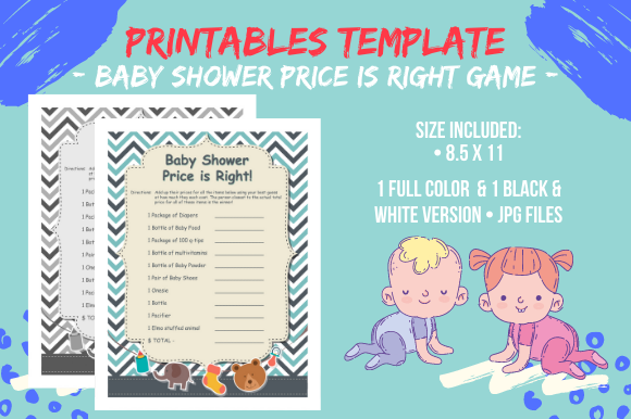 Download Baby Shower Price is Right Game 4 Adults - Game Collection