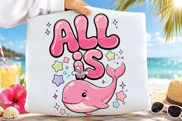 Download All is Whale Preppy Ocean Animal PNG - Animal Collection