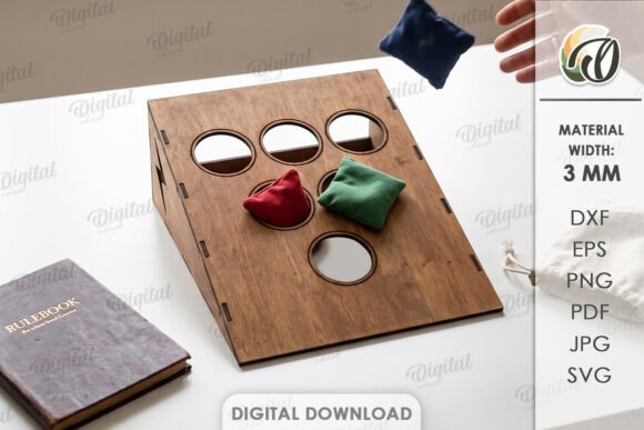 Download 3D Cornhole Board Game Laser Cut - Premium Resources