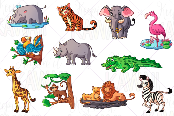 Download Zoo Animals Clip Art - Animal Collection